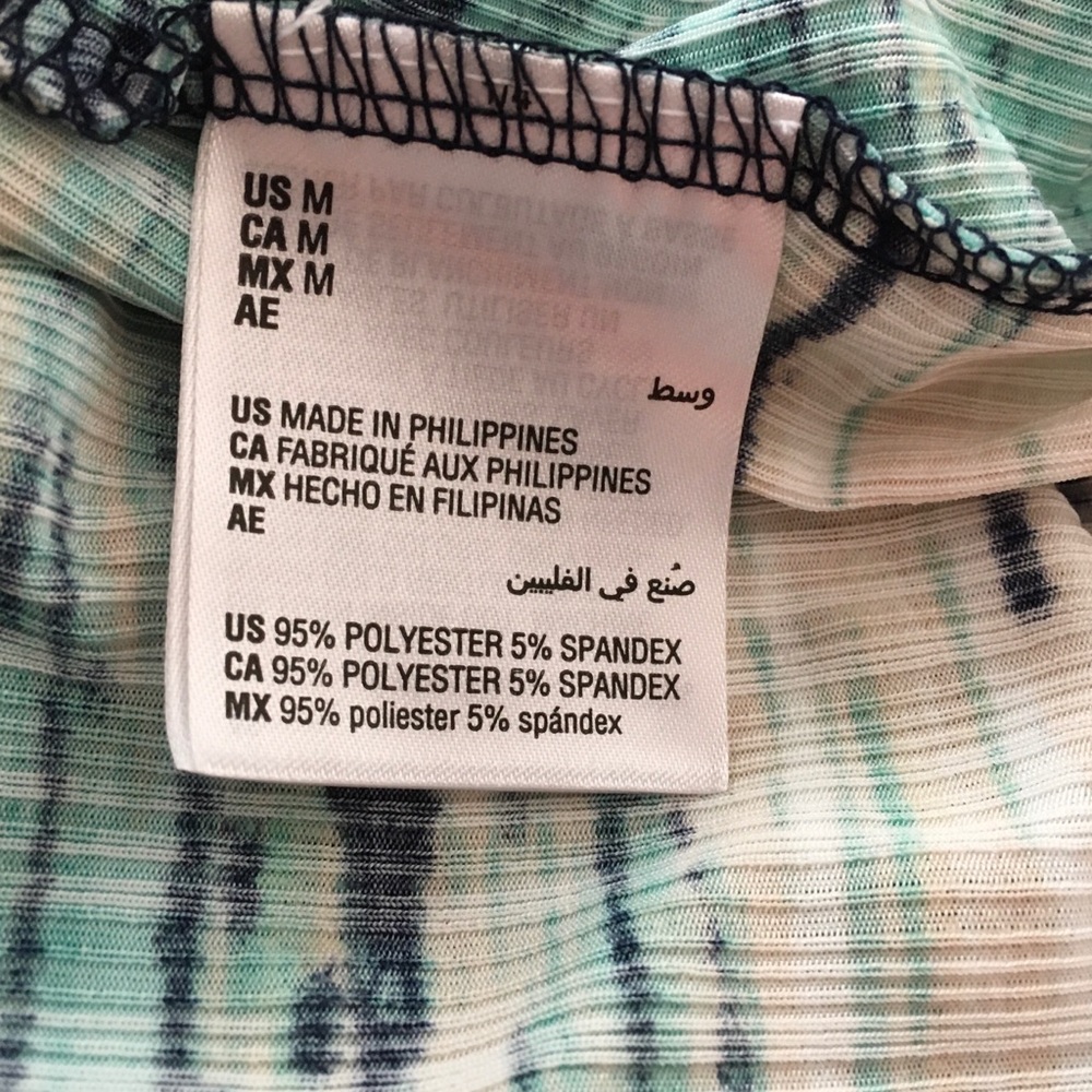 Jm Collection Multi Color Tunic Top Size Medium - image 8